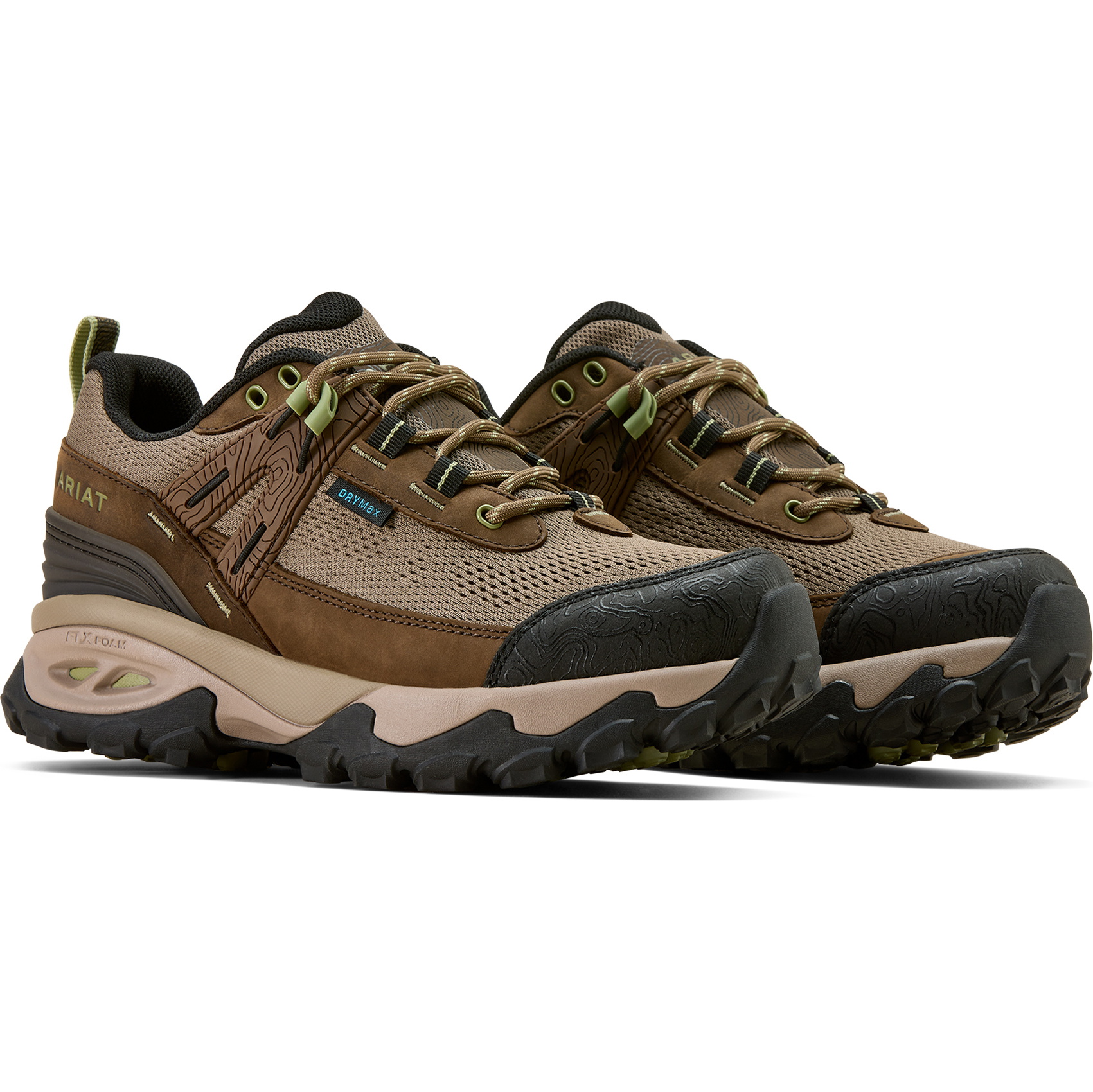 2026 Ariat Womens Traverse Low Waterproof Hiking Shoe 10074278 - Brown Bark